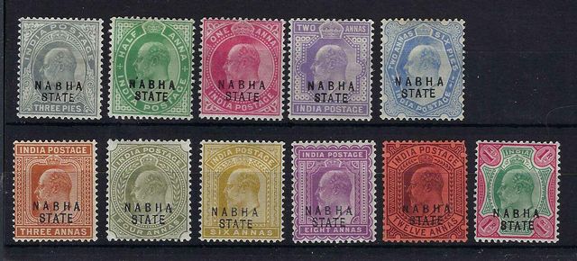 Image of Indian Convention States ~ Nabha 37/46 MM
